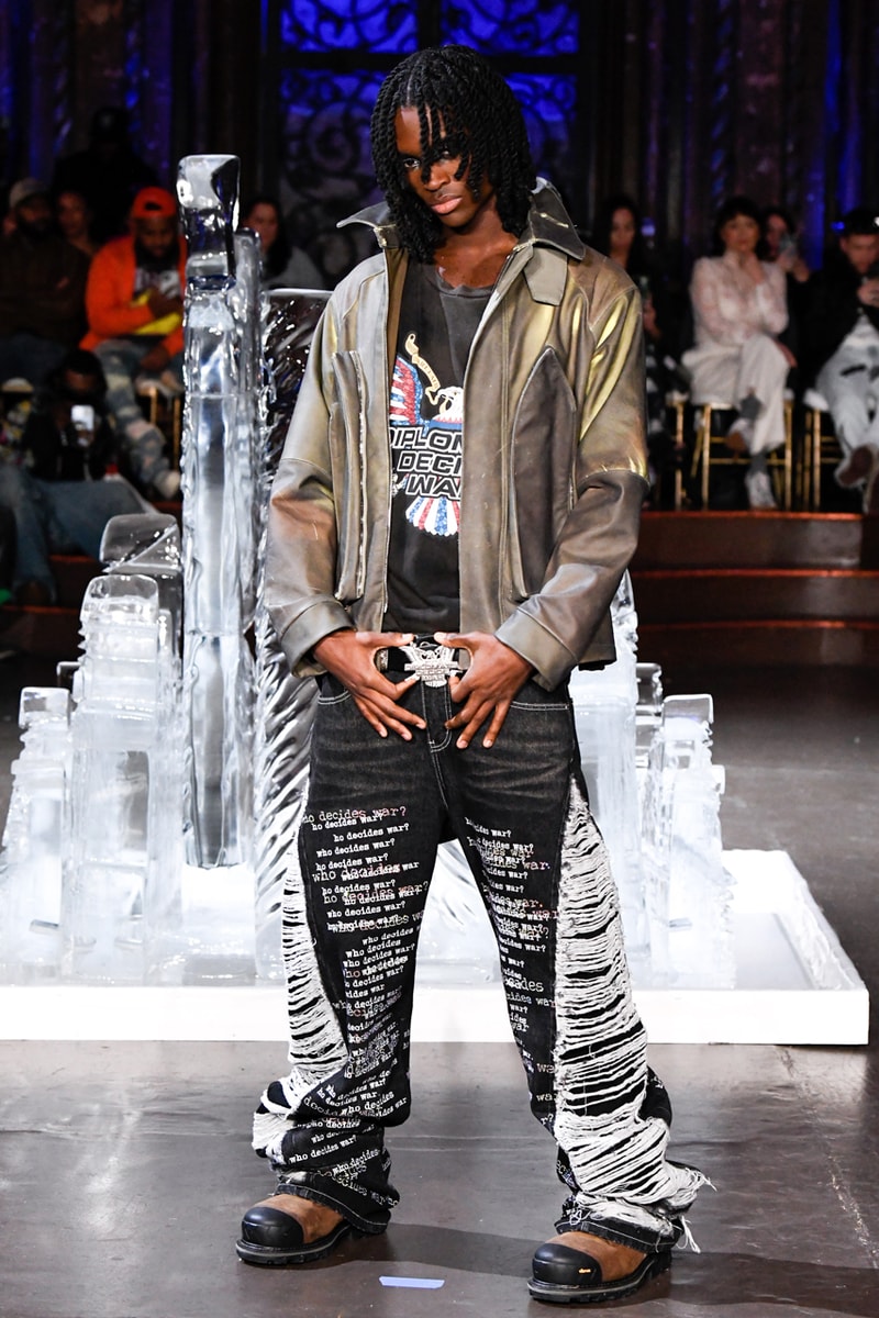 Who Decides War Captures the Intrinsic Style of NYC for FW23 Fashion New York Fashion Week Ev Bravado Téla D'Amore Streetwear Denim