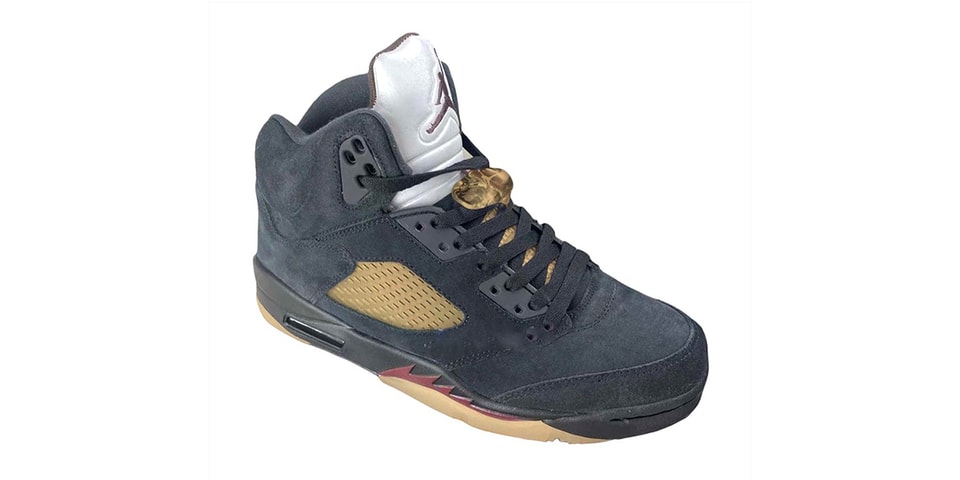 Early Look at the A Ma Maniére x Air Jordan 5 in "Black"