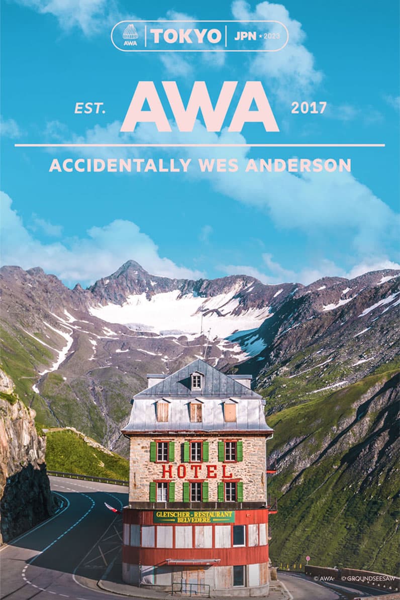 Accidentally Wes Anderson Exhibition Lands in Tokyo Warehouse Terrada G1 Building AWA 300 photoraphs april may info date