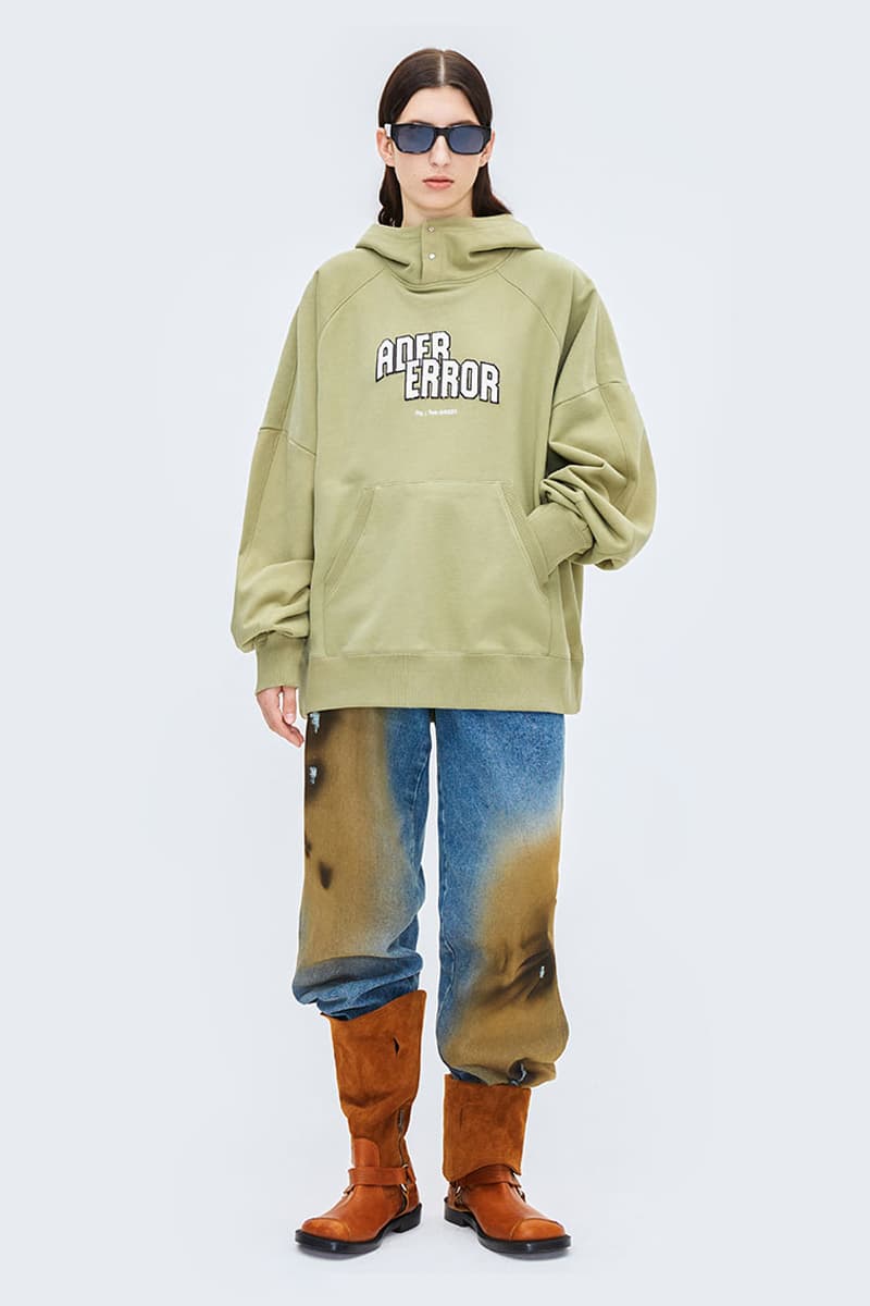 ader error OG origin tab collection fall winter 23 line unique minimal street basic release info date price varsity jacket hoodie sweats denim backpack