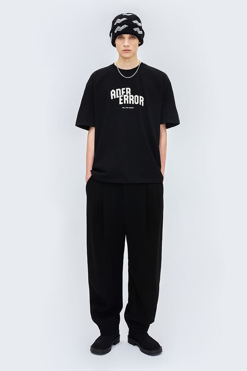 ader error OG origin tab collection fall winter 23 line unique minimal street basic release info date price varsity jacket hoodie sweats denim backpack