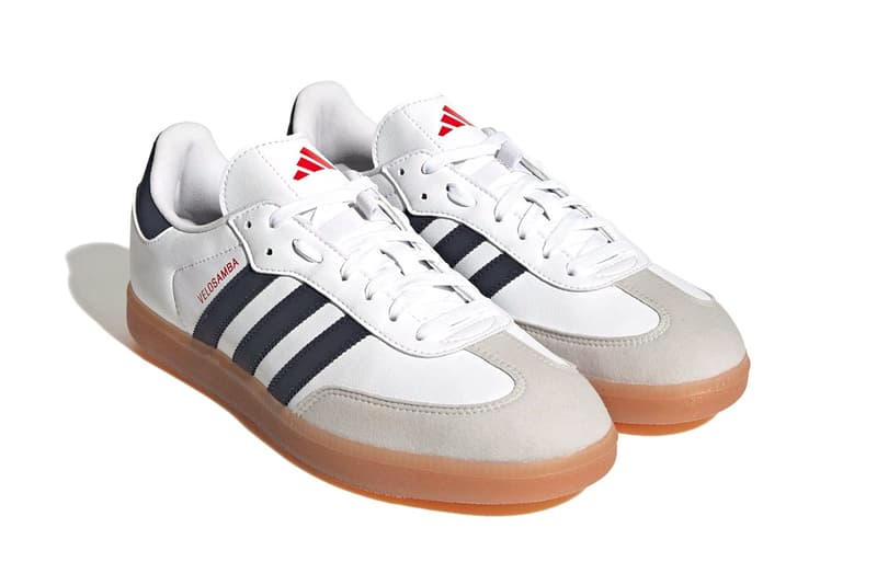 adidas Cycling Velosamba Vegan Cloud White / Team Navy Blue 2 / Better Scarlet HP5399 Release Information 