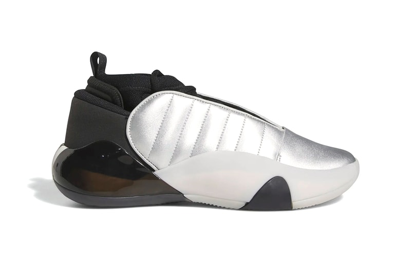 adidas James Harden vol 7 Silver Metallic core black grey one 2023 release info date price