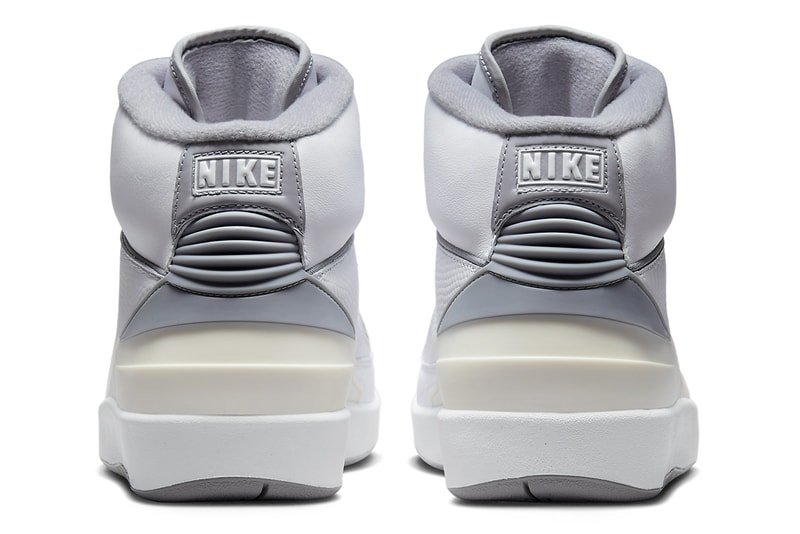 Air Jordan 2 Arrives in a Classic "Cement Grey" DR8884-100 White/Cement Grey-Sail-Black spring 2023 high top basketball michael jordan brand 
