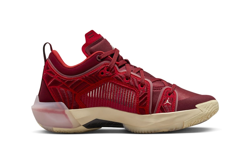 Official Look at the Air Jordan 37 Low "Team Red" jordan brand michael jordan Team Red/Sail-University Red-Muslin DV9989-601