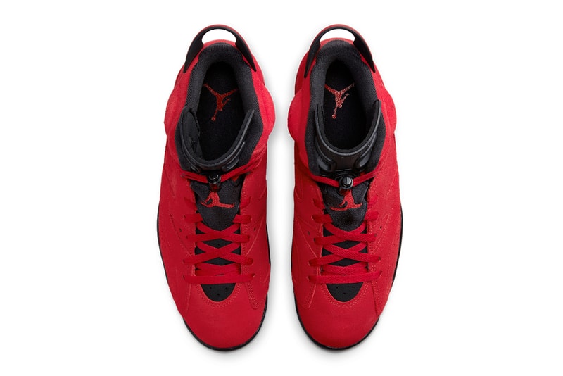 Air Jordan 6 "Toro" CT8529-600 Release June 2023 varsity red black high tops air jordan jordan brand michael jordan basketball chicaco bulls 