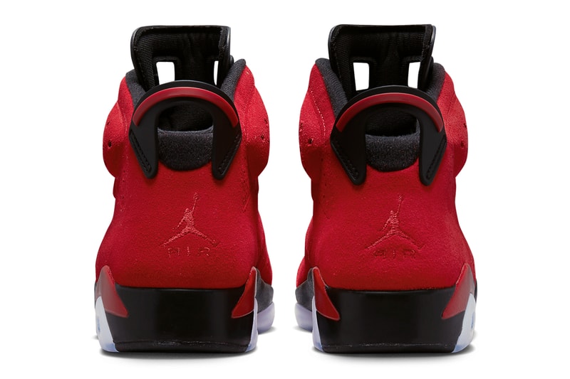 Air Jordan 6 "Toro" CT8529-600 Release June 2023 varsity red black high tops air jordan jordan brand michael jordan basketball chicaco bulls 