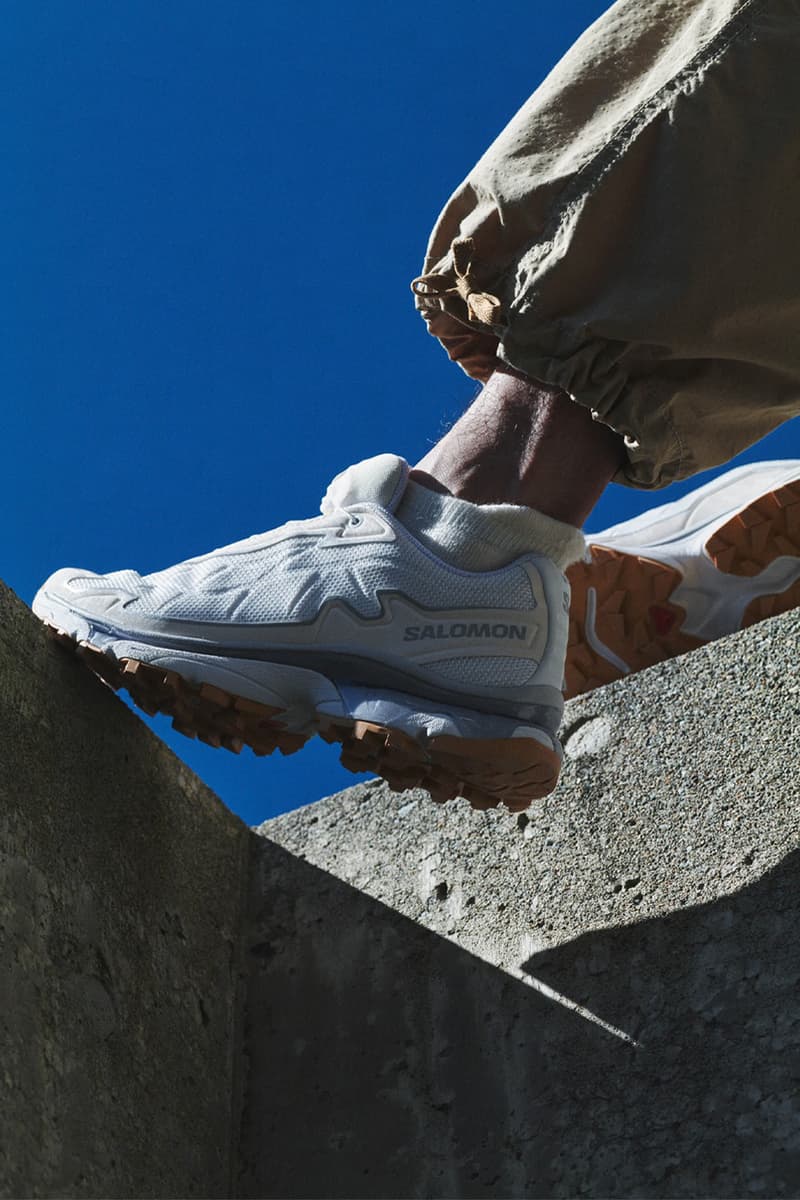 And wander and Salomon XT Slate sneaker shoe footwear Release Date white yellow grey price
