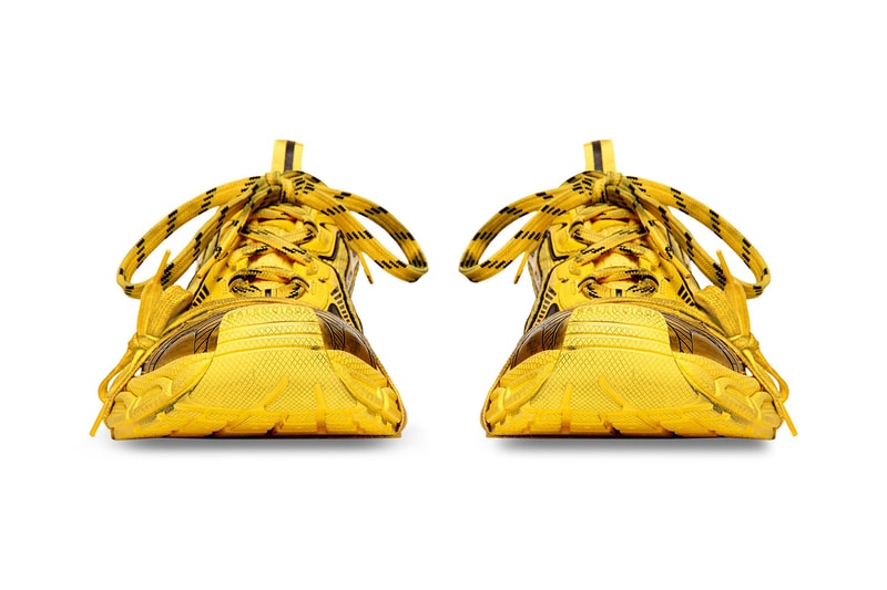 Balenciaga 3XL Trainer Summer 2023 The Mud Show Kanye Demna Controversy Yellow Black Colorway For Sale In Store Buy Now Cop Hype