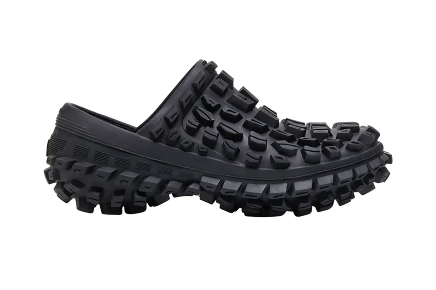 X Crocs Platform Slides in Silver  Balenciaga  Mytheresa