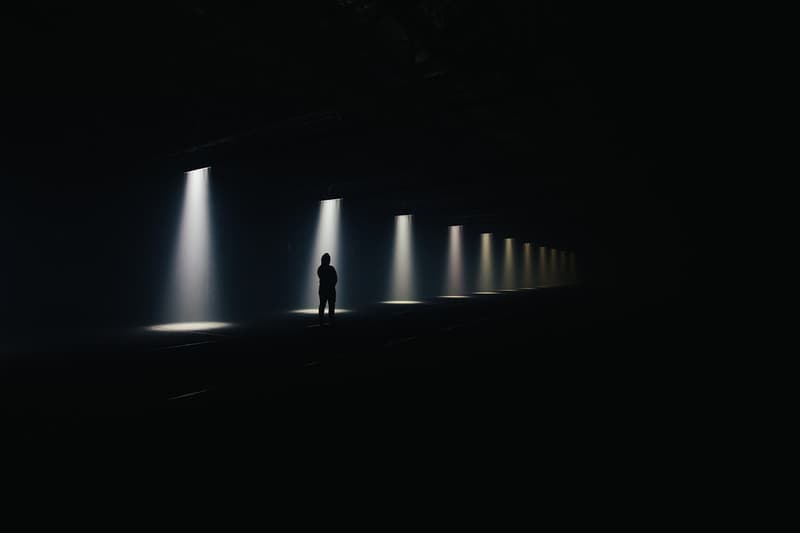 Beams Thin Air Art Exhibition Opening technology East London Britain uk Royal Docks James Clar Matthew Schreiber Kimchi and Chips Kristina Karpysheva Alexandr Letsius Robert Henke