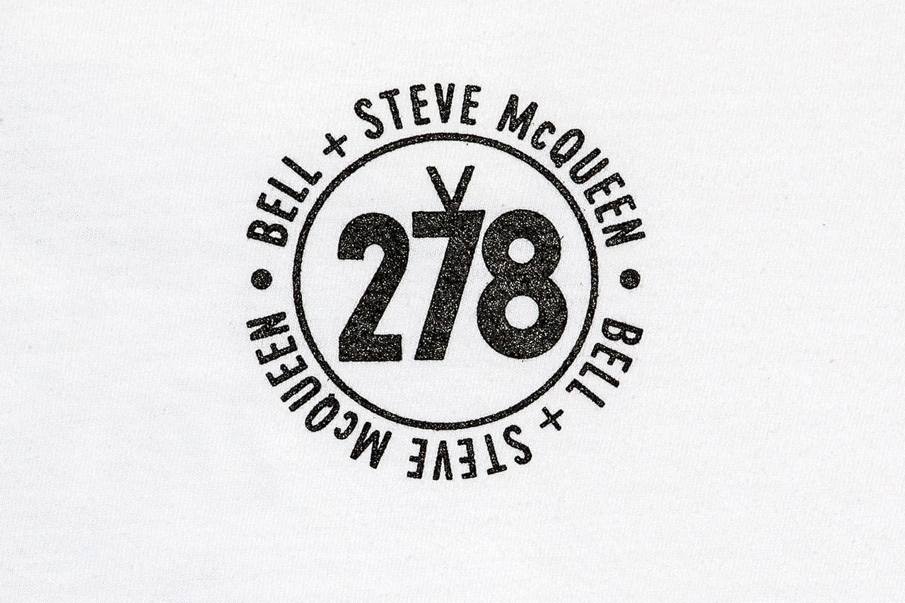 Bell Releases Capsule Series Honoring Steve McQueen helmet t-shirt longsleeve tshirt black white red withe blue