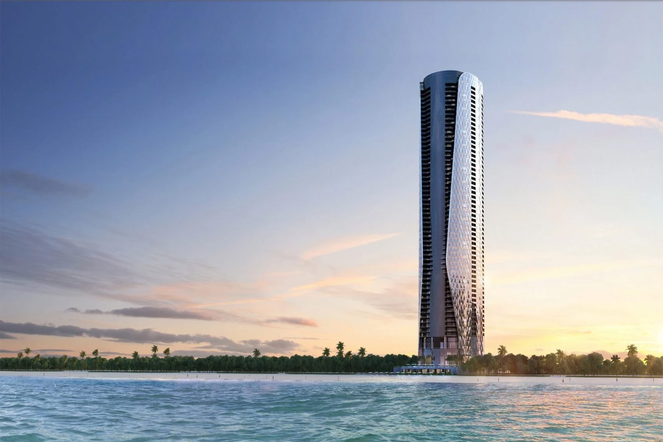 Bentley Miami Beach Residences Information car skyscraper apartment lift Sieger Suarez Architects Dezer Development Florida