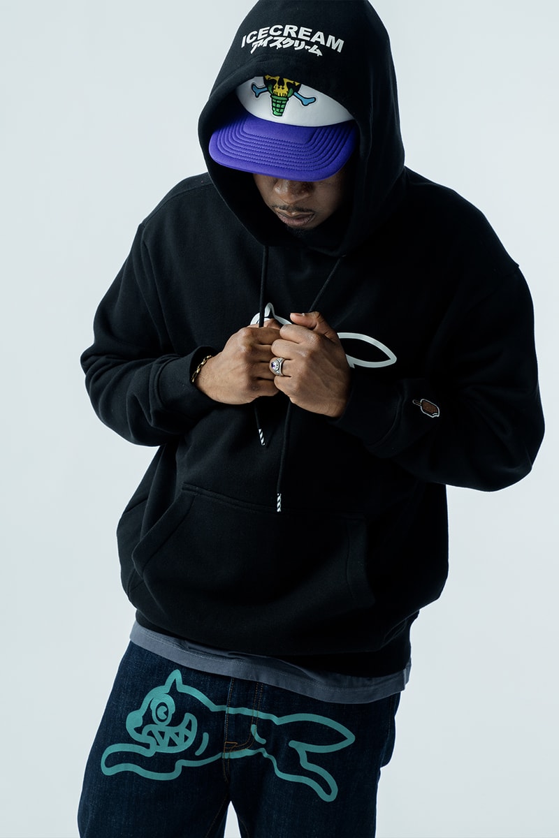 ICECREAM Spring 2023 Collection Gives a Refreshed Take On Archived Graphics pharell williams bbc billionaire boys club nigo tokyo japan