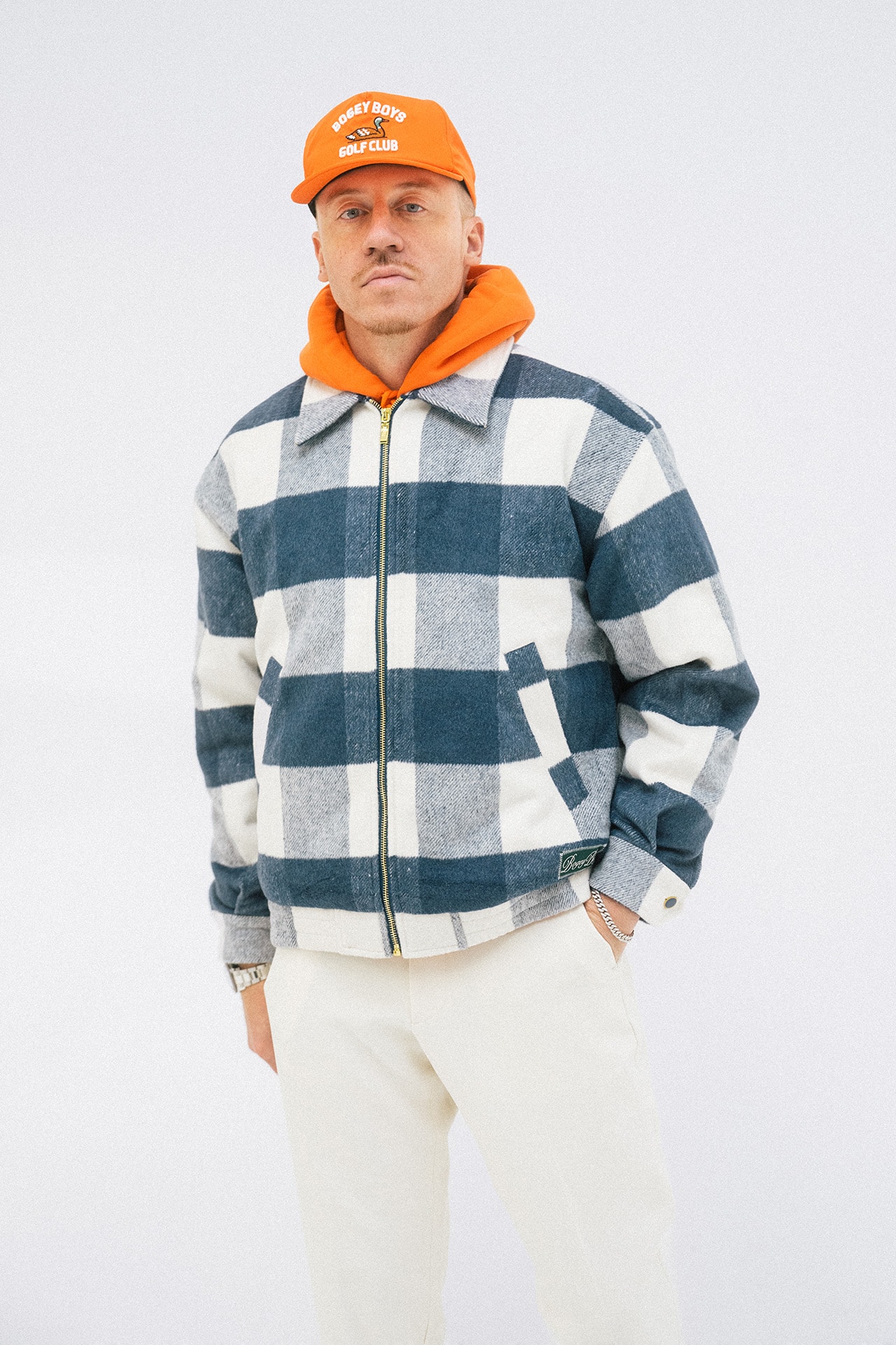 bogey boys golf duck collection lookbook shirt hoodie polo checkered jacket