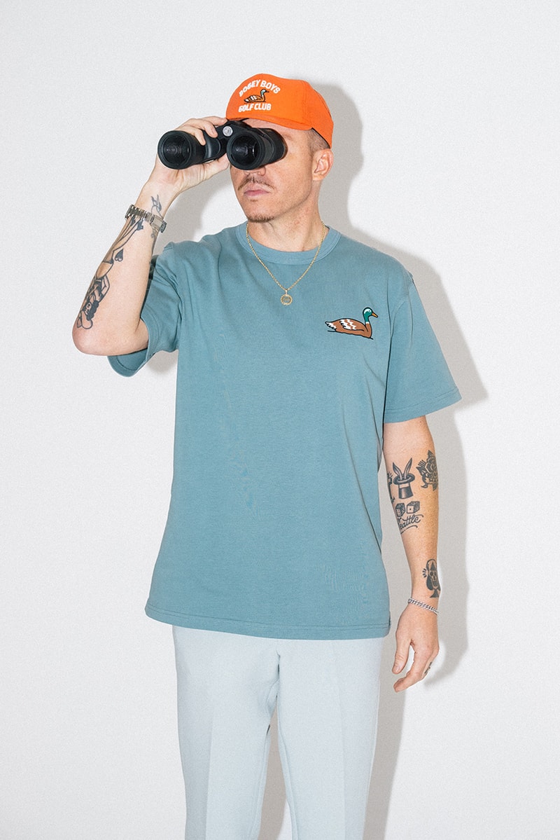 bogey boys golf duck collection lookbook shirt hoodie polo checkered jacket