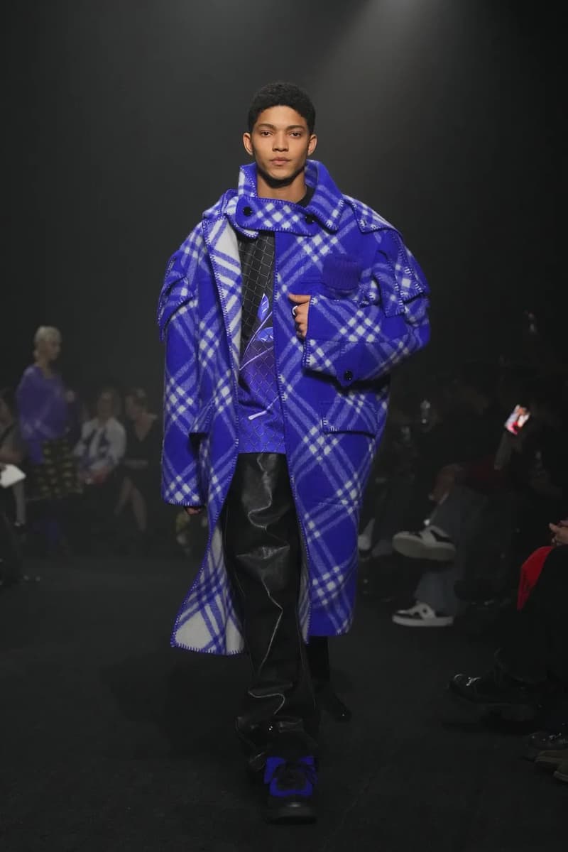 Daniel Lee Burberry Fall Winter 2023 Runway Debut Collection London Fashion Week FW23 Bottega Veneta Review Hypebeast Check Prorsum