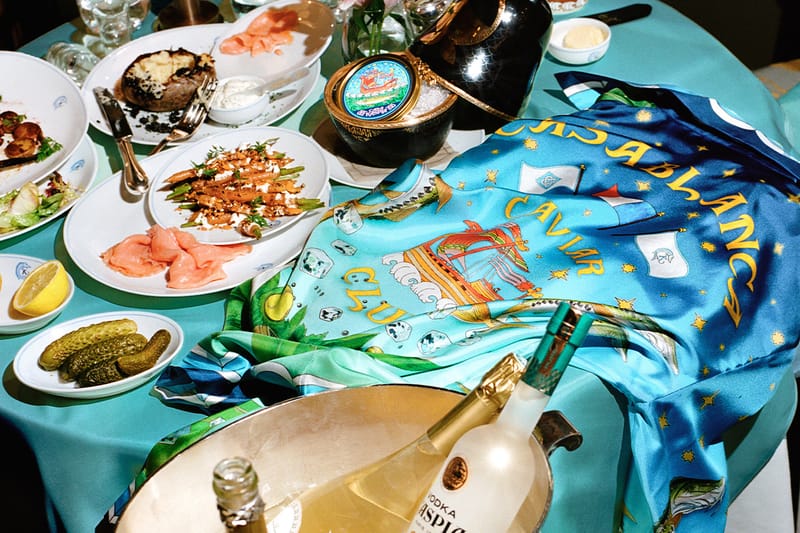 Casablanca x Caviar Kaspia Celebrates the Delicate Art of Fish Roe