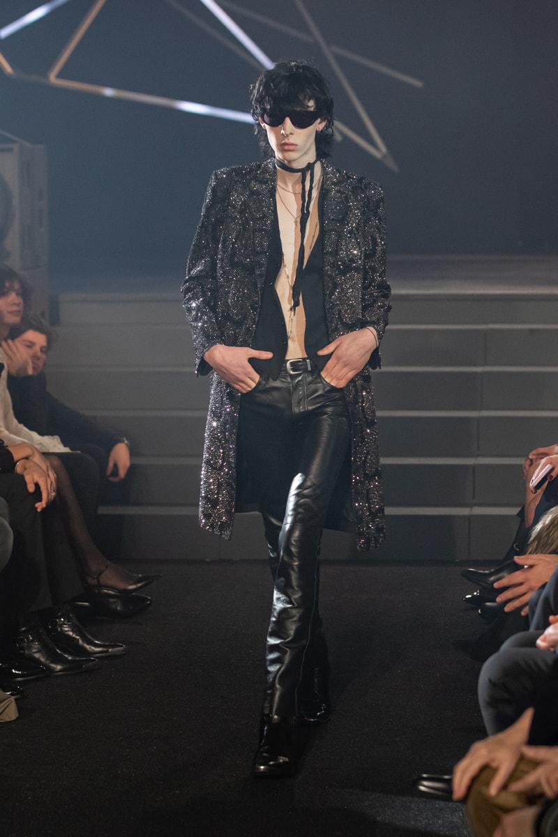 CELINE HOMME Winter 2023 Runway Show Le Palace Paris "PARIS SYNDROME" Hedi Slimane Collection Menswear Looks Review 