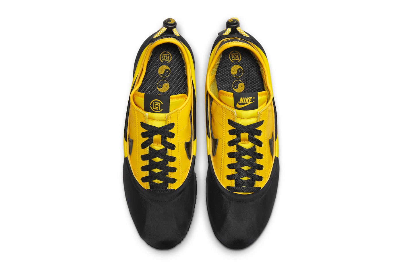 CLOT Nike CLOTEZ Bruce Lee Official Look Release Info dz3239-001 Date Buy Price  Black Varsity Maize Edison Chen