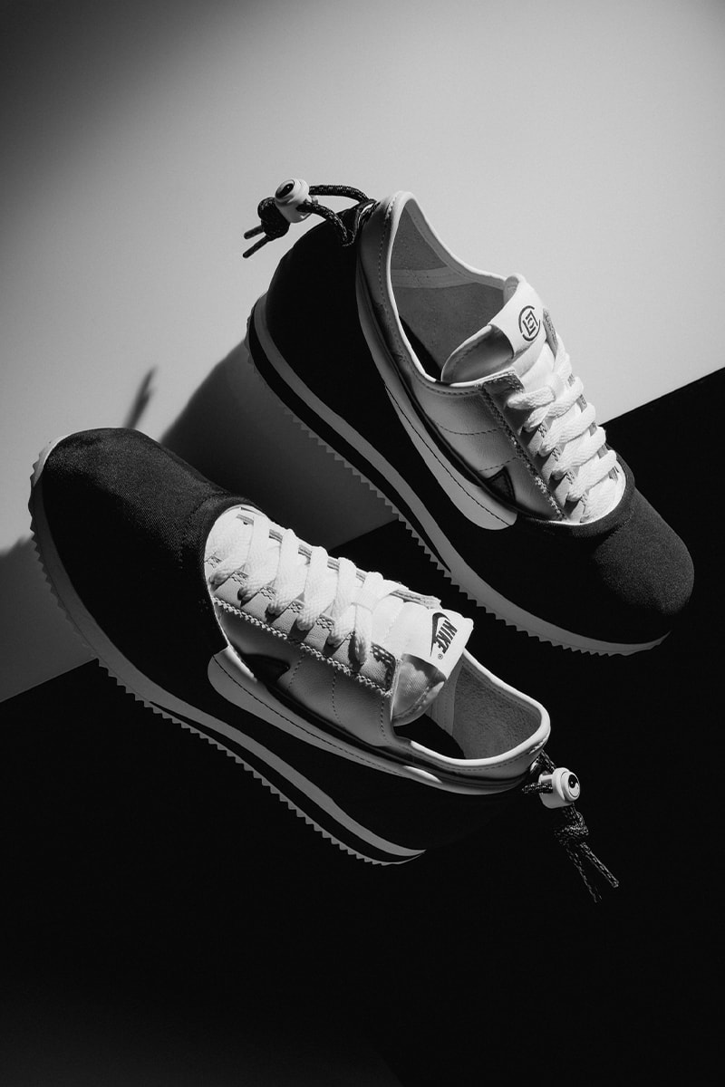 CLOT x Nike Cortez CLOTEZ Black/White Official Look