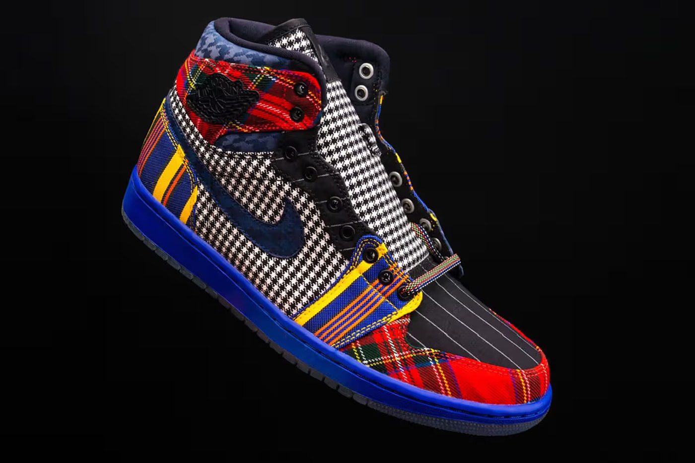 The Craig Sager Air Jordan 1 Appears in a Bold Multi-Fabric Construction Footwear