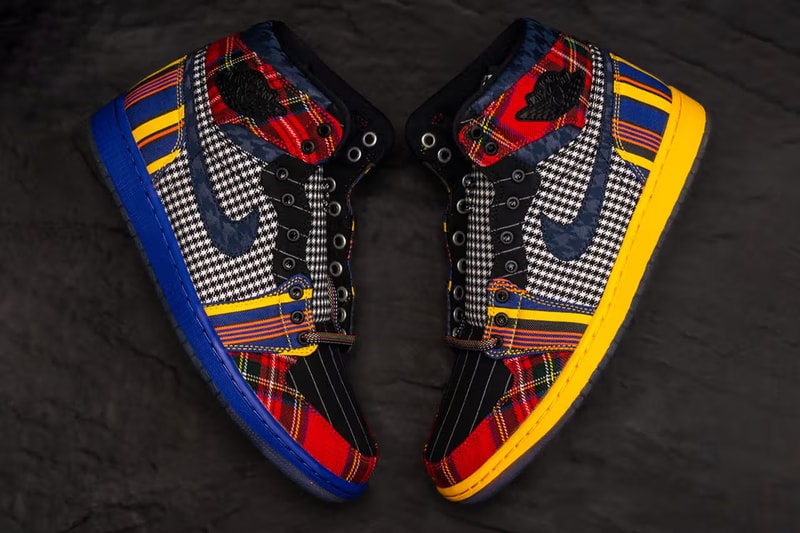 The Craig Sager Air Jordan 1 Appears in a Bold Multi-Fabric Construction Footwear
