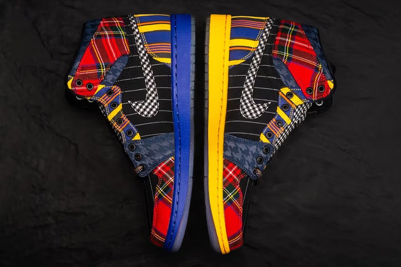 The Craig Sager Air Jordan 1 Appears in a Bold Multi-Fabric Construction Footwear