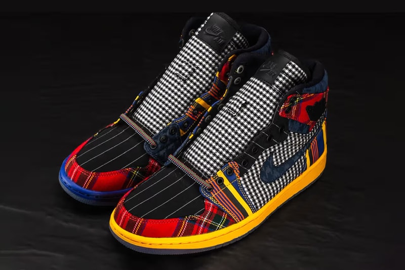 The Craig Sager Air Jordan 1 Appears in a Bold Multi-Fabric Construction Footwear