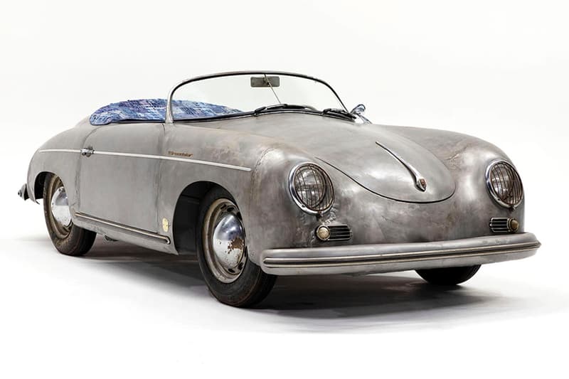 Daniel Arsham's Eroded Car Sculptures Are Going on View at LA's Petersen Automotive Museum arsham auto motive exhibit porsche mustang los angeles Porsche 911, Ferrari and the Porsche 356 Speedster