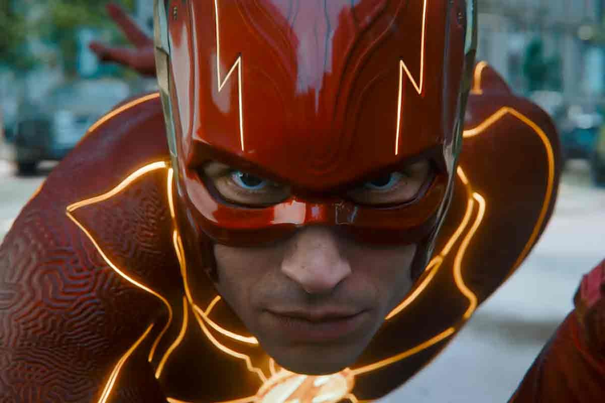 'The Flash' Is Screening for the First Time at CinemaCon 2023 dc comics warner bros discovery ezra miller ben affleck michael keaton