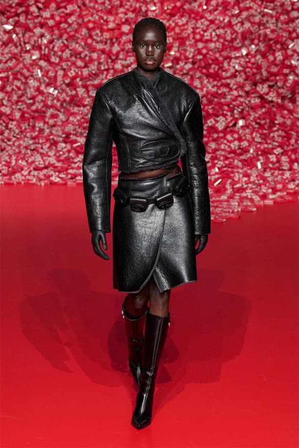 Diesel Fall Winter 2023 Milan Fashion Week mfw fw23 glenn Martens womenswear menswear denim runway show