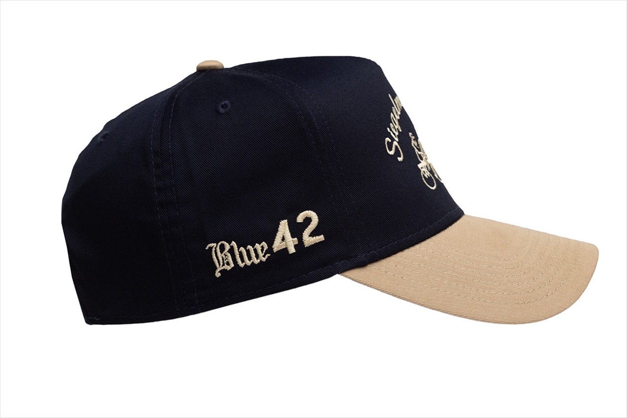 Blue42 Partnership Collabs With Siegelaman Stable hat shirt blue cream gold brown