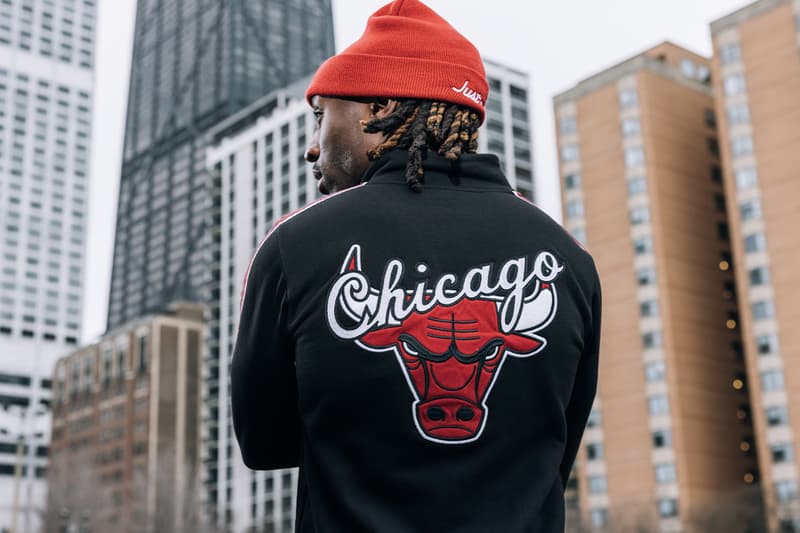 Just Don C Chicago Bulls Capsule Collection creative strategy and design advisor eight piece madhouse hockey rugby track tee coaches jacket beanie release info date price 