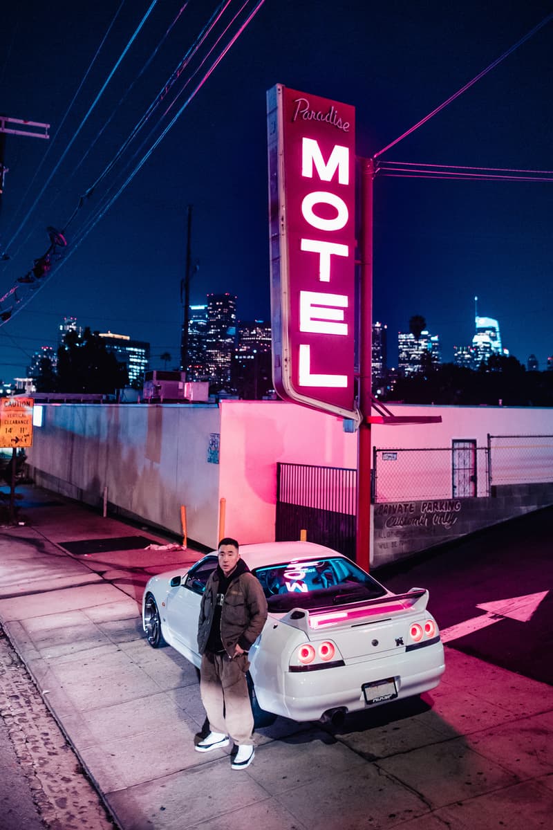 Carter Jung of Race Service and His Skyline GT-R R33 drivers hypebeast car club jdm