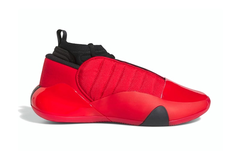 The adidas Harden Vol. 7 Is Outfitted in a Bold "Better Scarlet" Colorway GW4464 three stripes james harden philadelphia 76ers sixers nba basketball
