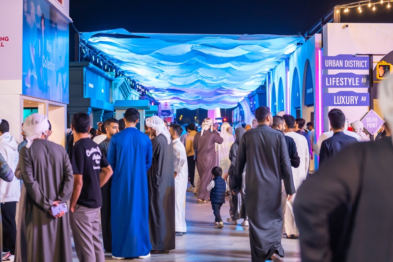 etisalat market outside the box dubai design district seven miles sneaker from the arabs 