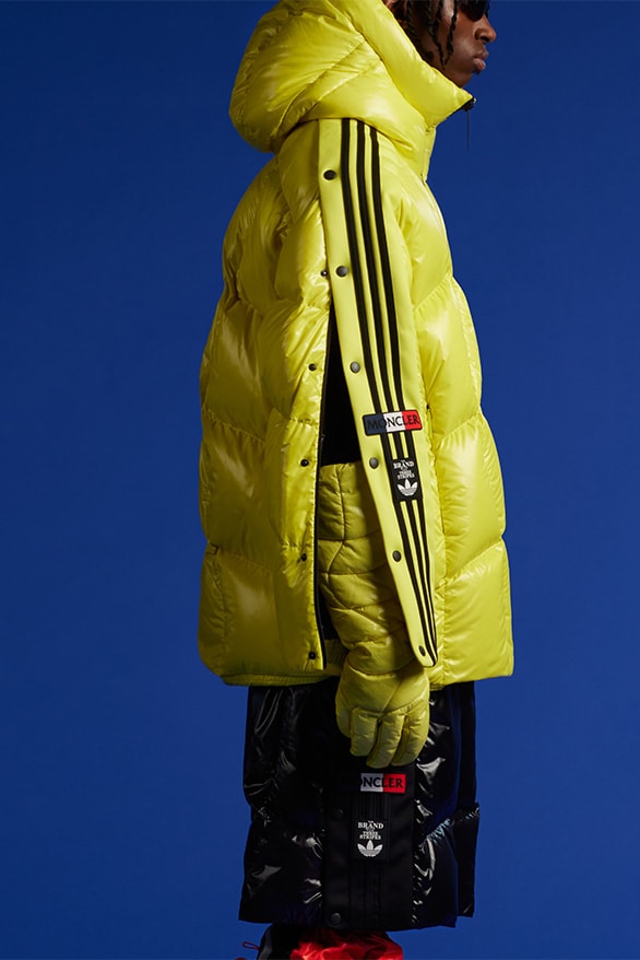 exclusive bts behind the scenes Adidas Moncler collaboration fall winter 2023 collection London fashion week