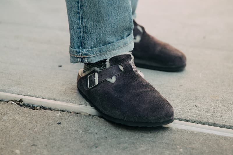 Here are the Biggest Street Style Footwear Trends at New York Fashion Week FW23 mschf asics nike rick owens birkenstock new balance givenchy salomon rihanna matthew m williams givenchy tk-mx