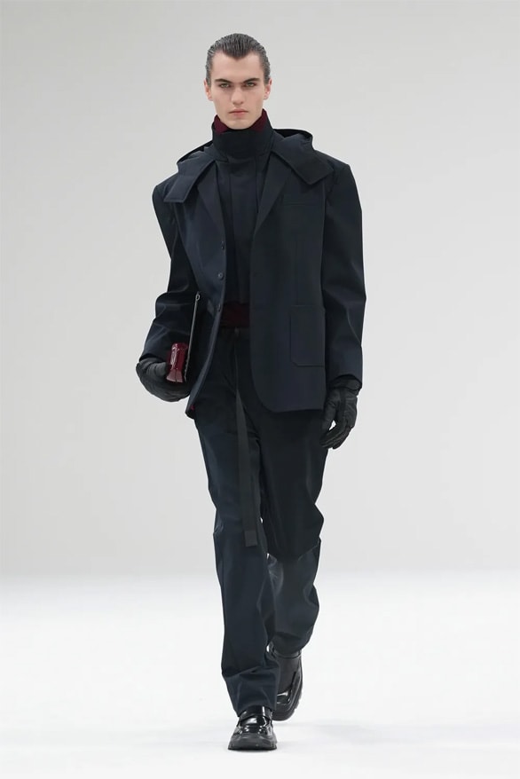 Ferrari Fall Winter 2023 Milan Fashion Week fw23 mfw collection menswear womenswear car uniform hype