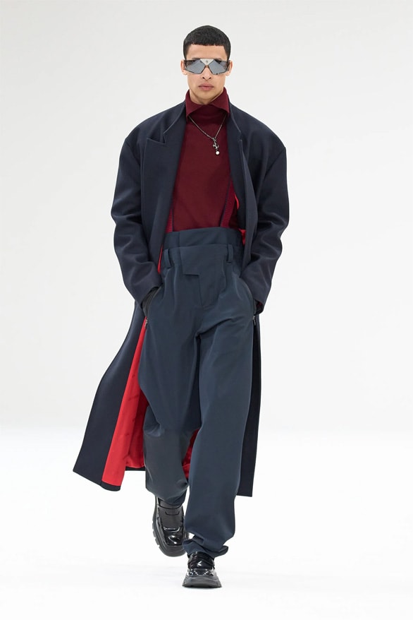 Ferrari Fall Winter 2023 Milan Fashion Week fw23 mfw collection menswear womenswear car uniform hype