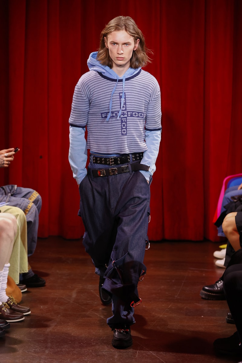 elizabeth hilfiger foo and foo subversive playful black and white nautical nantucket runway denim