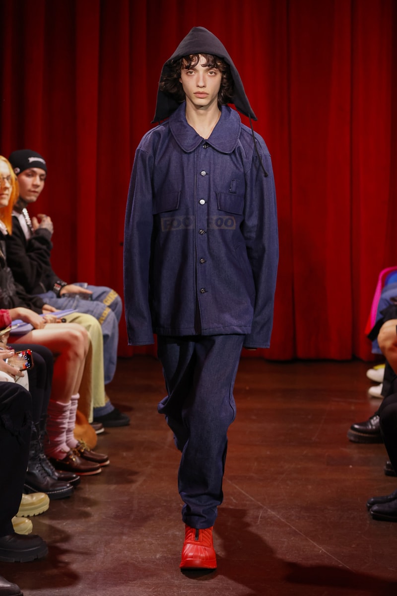 elizabeth hilfiger foo and foo subversive playful black and white nautical nantucket runway denim