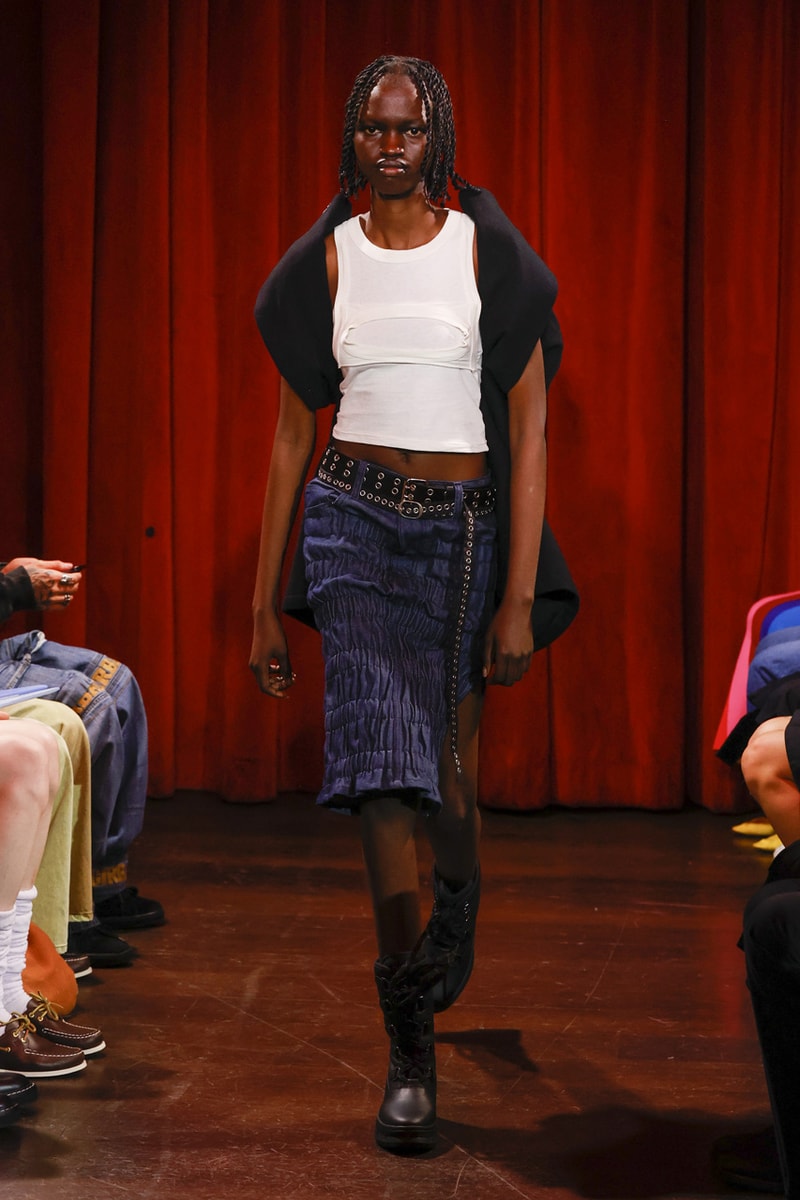 elizabeth hilfiger foo and foo subversive playful black and white nautical nantucket runway denim