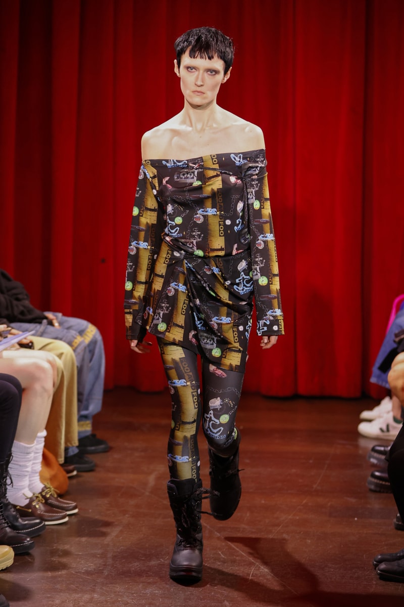 elizabeth hilfiger foo and foo subversive playful black and white nautical nantucket runway denim