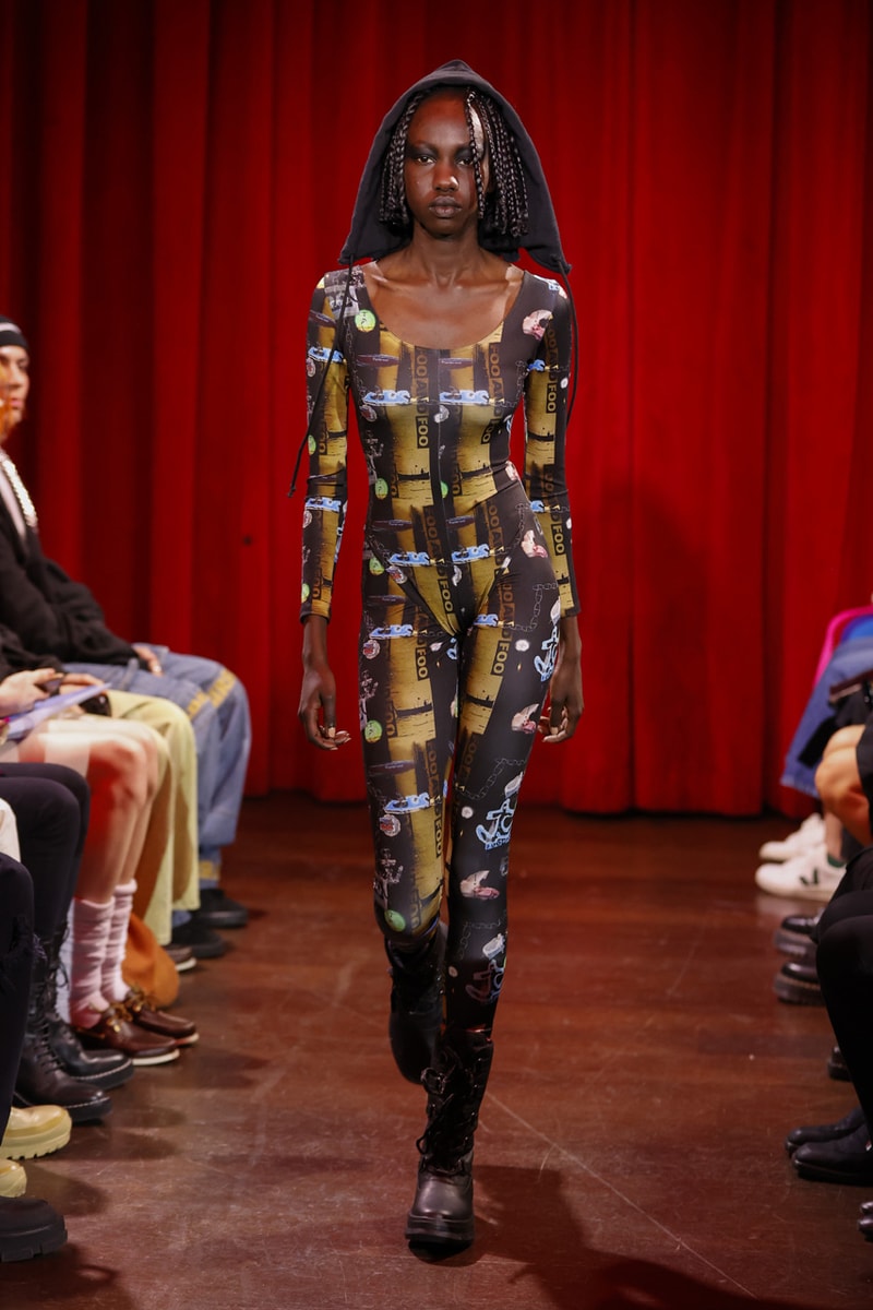 elizabeth hilfiger foo and foo subversive playful black and white nautical nantucket runway denim