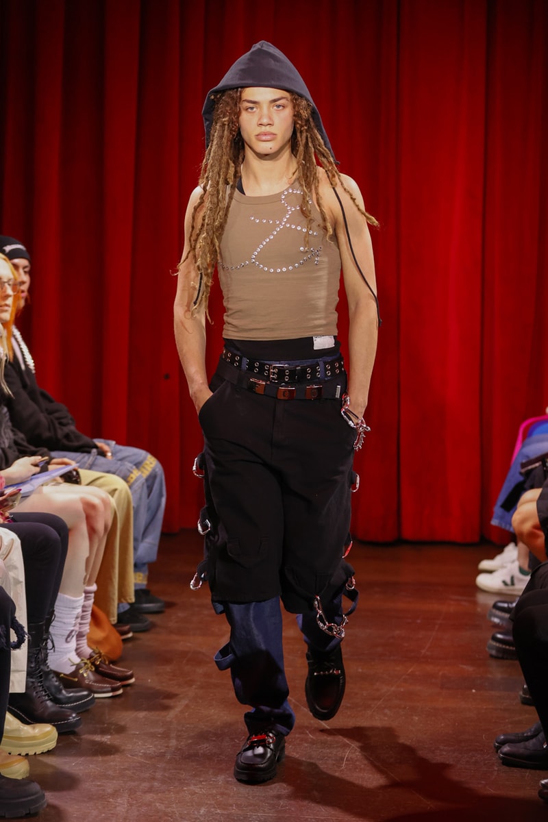 elizabeth hilfiger foo and foo subversive playful black and white nautical nantucket runway denim