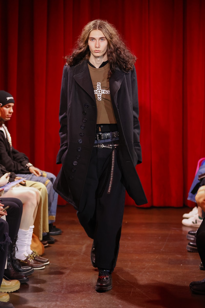 elizabeth hilfiger foo and foo subversive playful black and white nautical nantucket runway denim