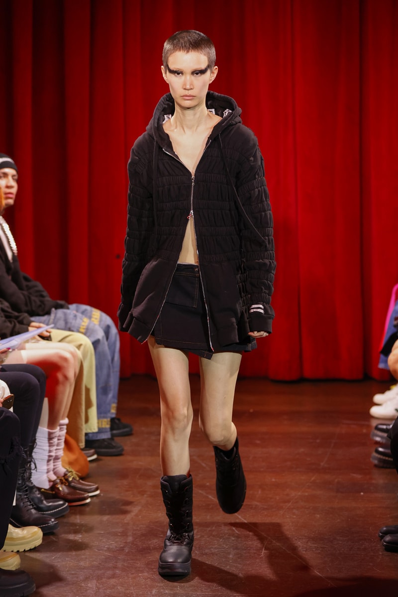 elizabeth hilfiger foo and foo subversive playful black and white nautical nantucket runway denim