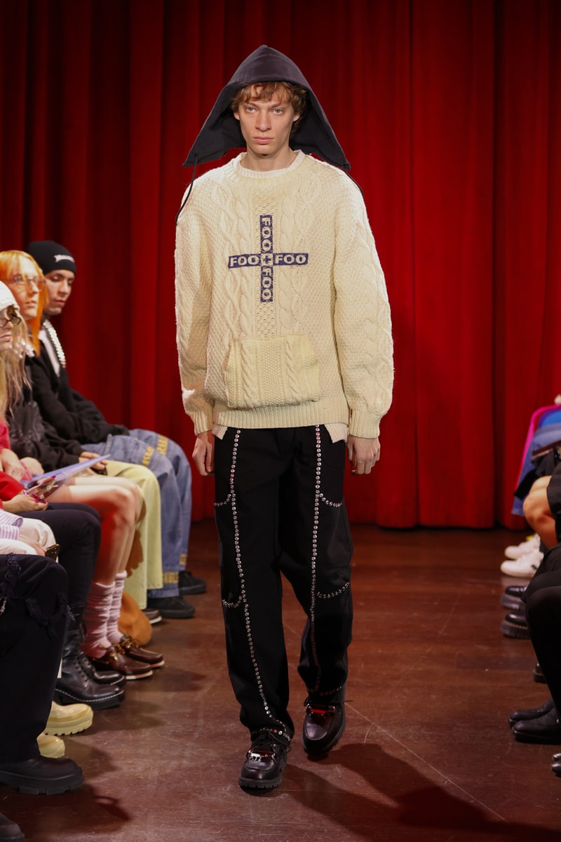 elizabeth hilfiger foo and foo subversive playful black and white nautical nantucket runway denim